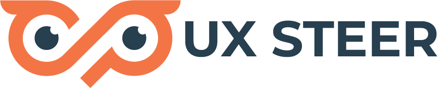 UX Steer logo - user experience enhancing service